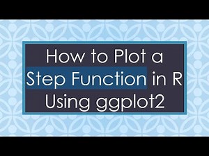 How to Plot a Step Function in R Using ggplot2
