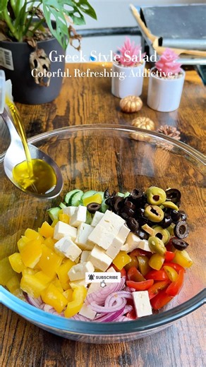 Greek Style Salad | Healthy #recipe 23/30
