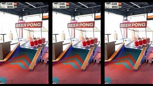 Crazy high tech mini golf course!