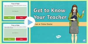 Get to Know Your Teacher PowerPoint Game