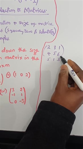 Matrices (Part 1) Introduction to Matrices #matrices | Femi Israel
