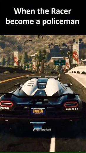 when the racer became a police driver #nfs #nfsrvals #gaming #shorts
