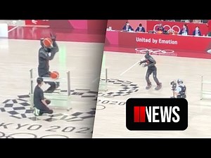 Basketball robot at the Olympics