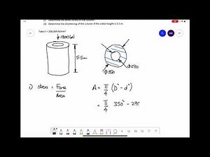 Simple Stress and Strain Calculations - Example 4