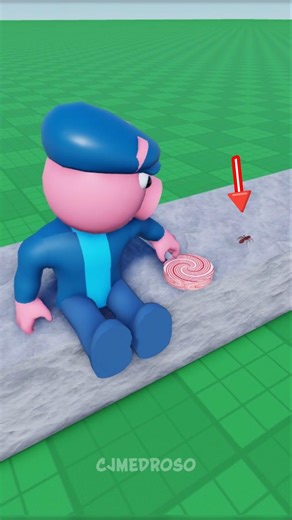 The Ant and the Lollipop #roblox #funny #shorts