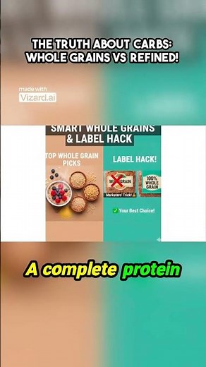 The Truth About Carbs 🍞 Whole Grains vs Refined | 3D Nutrition Science Explained