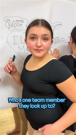 Asking our comp dancers who’s one team member they look up to! 🫶🏼🩵 | On My Toes Dance Academy