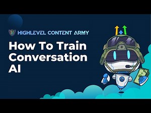 How To Train Conversation AI