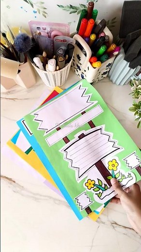 EASY BORDER DESIGNS/PROJECT WORK DESIGNS/CORNER AND SIDE BORDER DESIGN #shehnilakhan