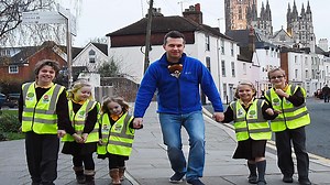 He's behind you! CBeebies star surprises fans