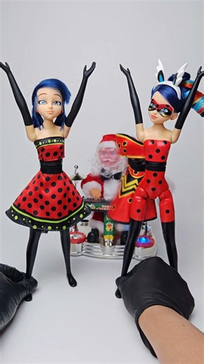 ladybug transformation dress #barbie #doll #satisfying #ladybug #shorts #miraculous #funny