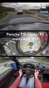 2.8M views · 10K reactions | Porsche meets Audi on Autobahn!  | AutoTopNL | Facebook