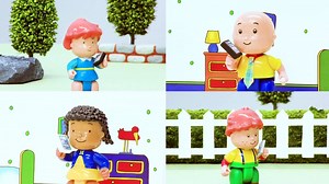 STOP MOTION | Caillou epss - PlayTime | Crafty Kids