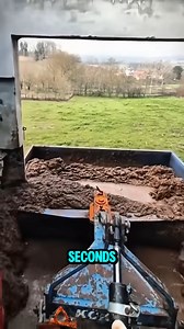 1.9K views | One push of this scraper clears the barn floor, sliding all the cow manure straight outside in seconds. | Salud Studio | Facebook