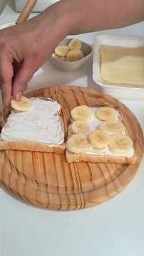 Banana and cheese sandwich in the Airfryer #airfryer #recipes #easyrecipe