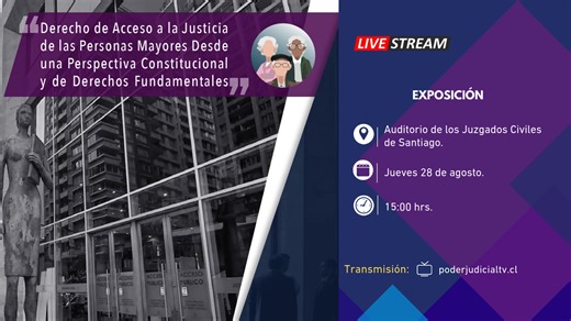 🔴 EN VIVO: Seminario “Derecho de Acceso a la Justicia de las Personas Mayores desde una Perspectiva Constitucional y de Derechos Fundamentales”. 🎥 https://poderjudicialtv.cl/ | Poder Judicial de Chile