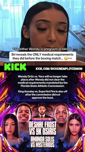 The REAL reason Wendy Ortiz vs Yera’s boxing match is CANCELLED was released… 💔😭 #wendyortiz #boxing