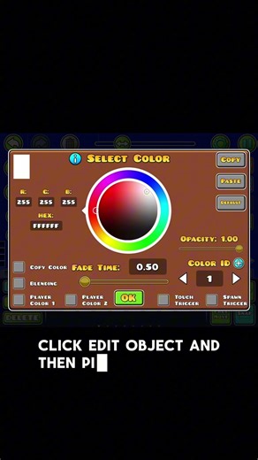 How to use the color trigger #shorts #geometrydash ￼