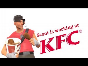(TF2 uberduck.ai) scout working at KFC