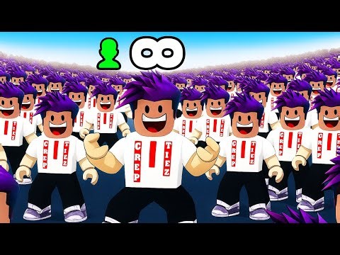 روبلوكس : بناء اكبر جيش كربتز المنسوخين 99999 في لعبة roblox !!