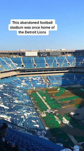 Abandoned football stadium that was once home of the Detroit Lions 😳 #abandonedplaces #urbanexploring #WeStickTogether #urbexworld | Abandoned Places