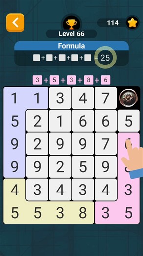 SumFill: Number Sum Puzzle 6x6 #games #math #puzzle #number #sum