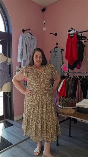 Plus size spring dress try-on (X–2X) #plussizetryon