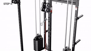 Major Fitness Drone MAX V Smith Machine with Weight Stacks, All-in-One Home Gym Squat Rack--2500LB Capacity, Dual LAT Pull-Down Systems & Cable Crossover Machine, Heavy-Duty Full-Body Workout Machine
