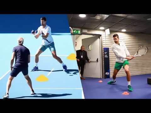 Novak Djokovic's Monstrous Tennis Footwork Drills