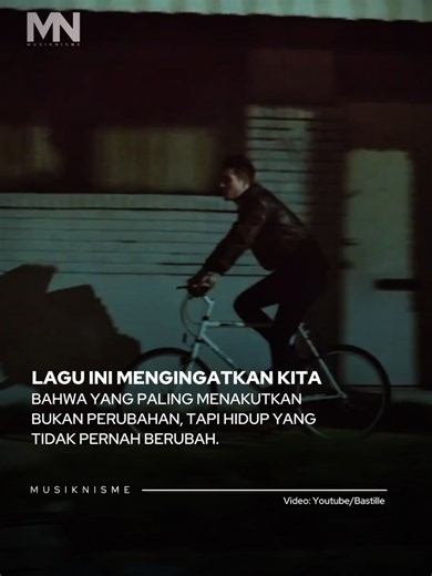 Ada alasan kenapa Pompeii masih terus didengarkan hingga sekarang, meski sudah dirilis sejak 2013. Di balik melodinya yang megah, lagu Bastille ini ternyata menyimpan pesan tentang kehidupan yang masih relevan hingga hari ini. Terinspirasi dari tragedi Kota Pompeii yang terkubur akibat letusan Gunung Vesuvius, Dan Smith membayangkan bagaimana jika para korban yang membatu masih bisa saling berbicara. Dari situlah lahir sebuah metafora tentang manusia yang merasa “terjebak” dalam hidupnya sendiri