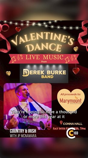 Cork singer Derek Burke spoke to JP on Country & Irish on his Band, Crystal Swing and a fundraising concert in Conna, which is close to his heart in aid of MaryMount University Hospital and Hospice. | C103 Cork