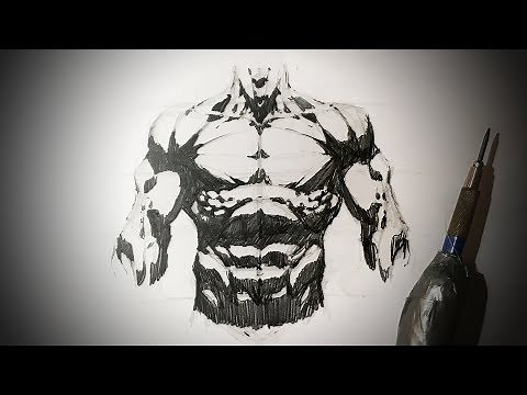 How To Draw The Torso (Comic Book Style) Pencil Drawing Tutorial