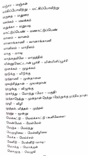Tamil grammar (Valoovu sorgal)