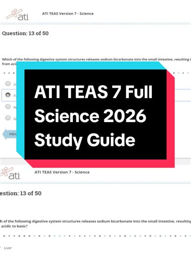 TEAS 7 Science Full Study Guide. #atiexam #teas7 #ati #teas | Science
