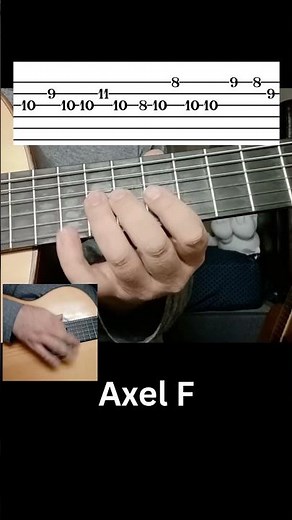 Axel F Faltermeyer Guitar Tutorial