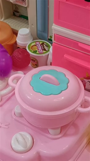 Satisfying Unbelievable ASMR Sound From Tiny Kitchen Set Toy #asmr #kitchenset #cookware