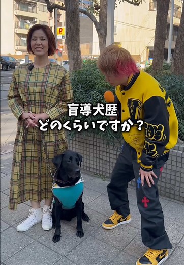 盲導犬ライ君との楽しいひととき