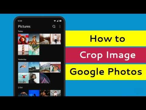 How to crop an image on google photos
