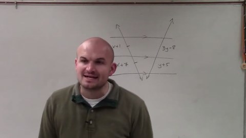 How to use the congruence of parallel lines to determine the missing value