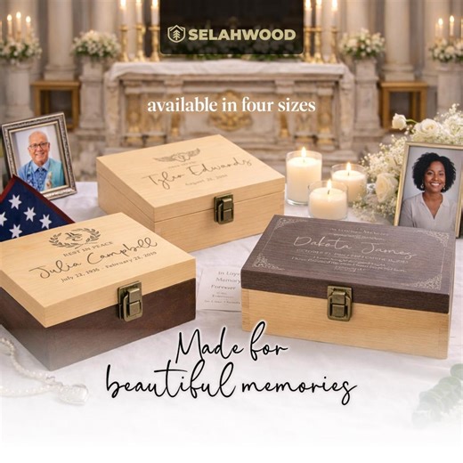 Custom Engraved Memory Keepsake Box Personalized Sympathy Gift for Loss Remembrance Gift - Etsy