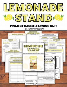 Lemonade Stand Project-based Learning Unit | Business Plan (PDF) - Etsy