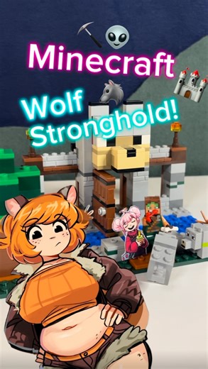 pyroxlego on Instagram: "Lego Minecraft Wolf Stronghold! 🐺🏰 #lego #minecraft #legominecraft #review #minecraftmovie #legogram #afol Art used: @pear_gor Song used: Minecraft ost"