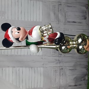 Mr. Christmas Mickey Mouse Tree Topper Lighted Animated w/Box