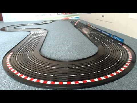 New Generation Slot Car Racing - Part 4 - test run with 2 cars, 1 car overtake the other car.