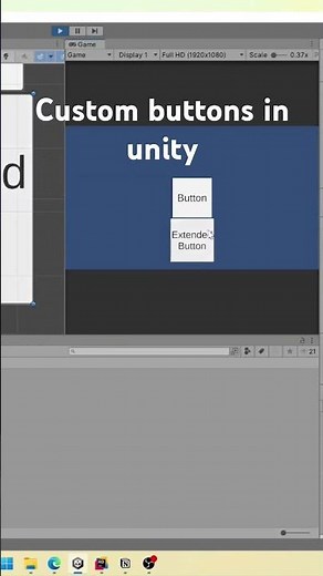 Custom buttons #unityengine #coding #tutorial