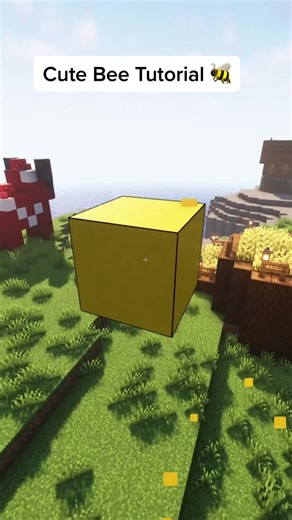 Learn How to Create a Cute Bee in Minecraft - Tutorial