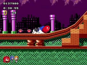 Sonic The Hedgehog Classic Heroes Spring Yard Zone Act 2 (Sonic)(Tails)(Knuckles)(Chaotix Style)