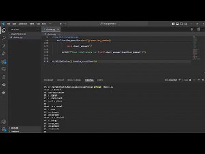 Building a Multiple Choice Quiz in Python Without a Database