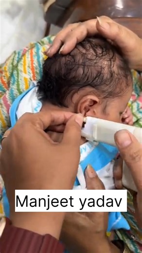 Baby ear piercing #viral #tending | Manjeet Yadav