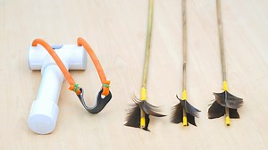 39 reactions | DIY Powerful Slingshot Using PVC Hi friends today I am going to show how to make slingshot out of PVC pipe. Here I used 1'' Pvc pipe , Tee ,end cap, rubber band and arrow with bamboo stick etc. Title: HW-89 Artist: Ross Lara Link: https://business.facebook.com/creatorstudio/?tab=fm_sound_collection&sound_collection_tab=sound_tracks&reference=artist_attr&asset_id=5243500442338373 Thank you for watching . | Creative Etc. | Facebook